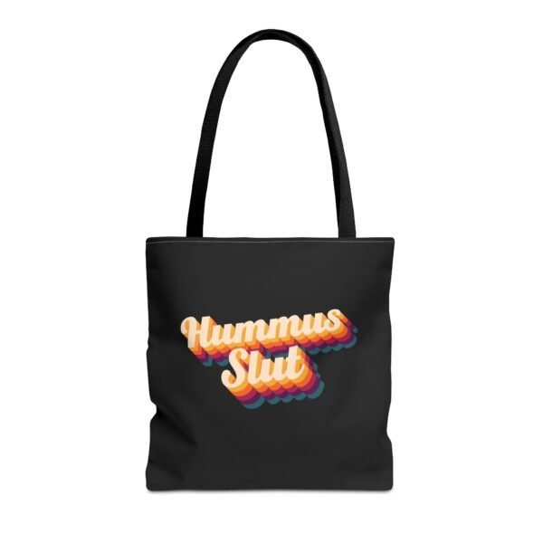 Hummus Slut Colorful Retro 70s Typography - Tote Bag