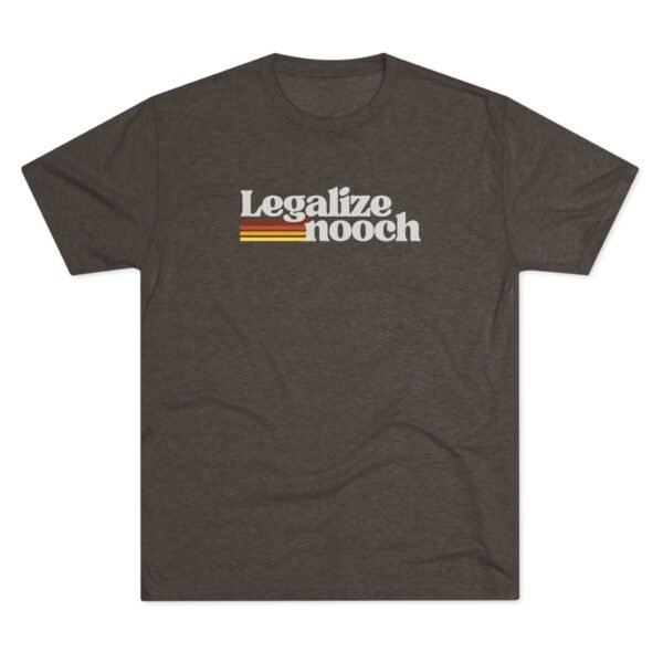 Legalize Nooch Retro Vegan Humor - Tri-Blend Unisex Tee