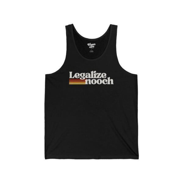 Legalize Nooch Retro Vegan Humor - Unisex Jersey Tank