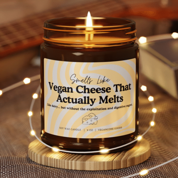 Smells Like Vegan Cheese That Actually Melts - Custom Candle
