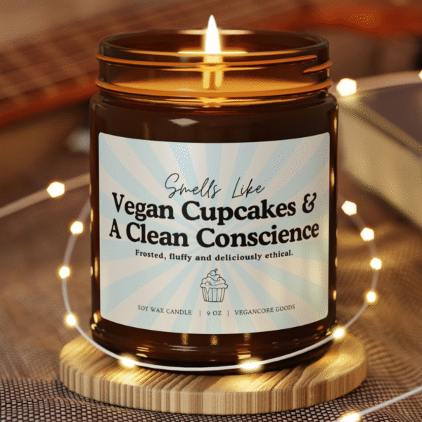 Smells Like Vegan Cupcakes & A Clean Conscience - Custom Candle