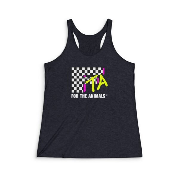 For The Animals Retro 90s Nostalgia -  Women's Tri-Blend Racerback Tank