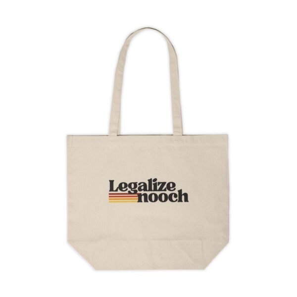 Legalize Nooch Retro Vegan Humor - Canvas Shopping Tote