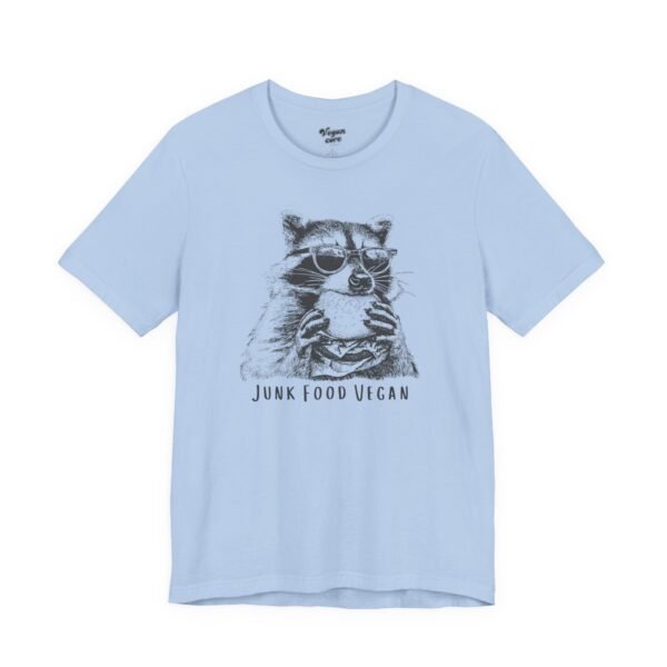 Junk Food Vegan Raccoon – Unisex Jersey Tee